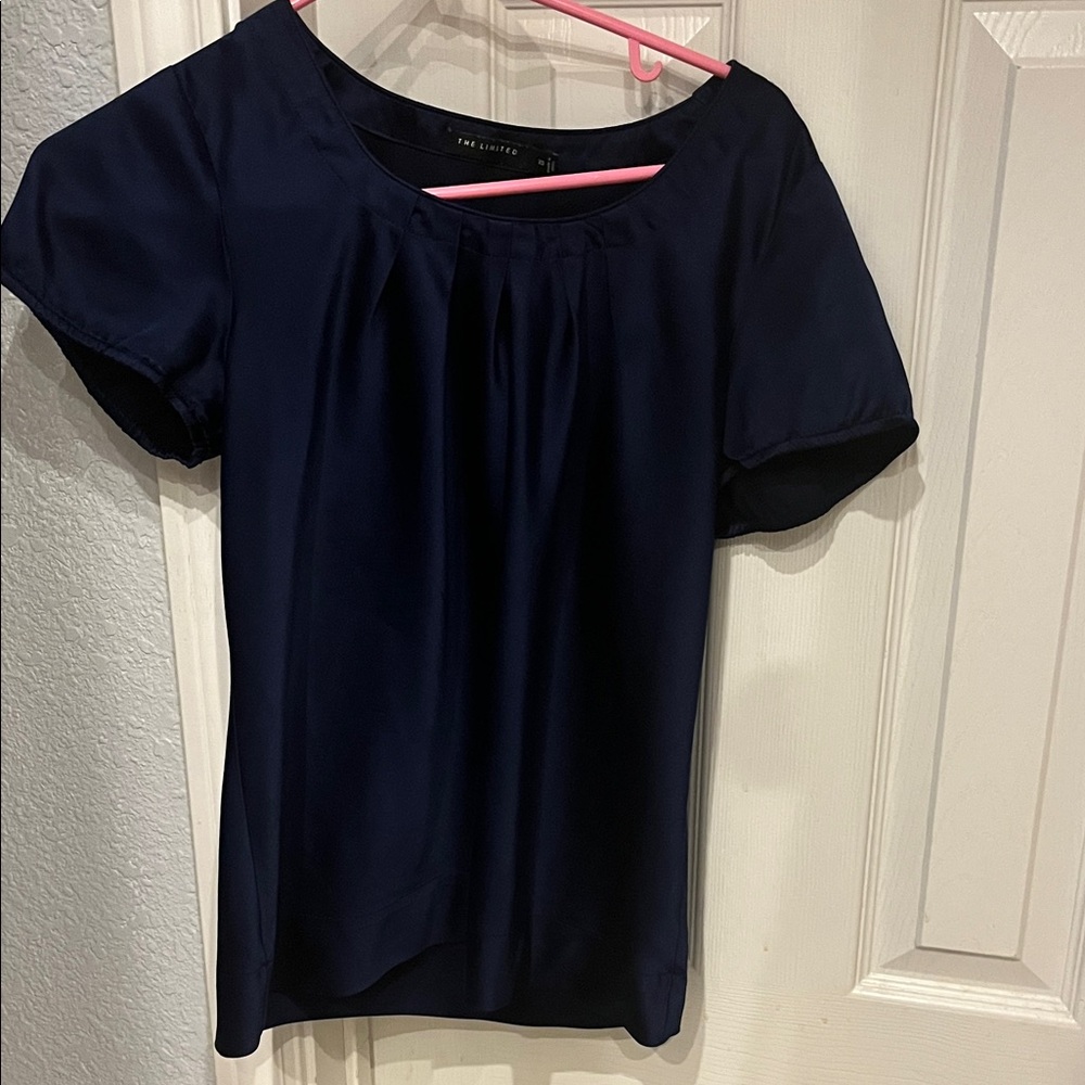 The Limited Navy Blue Blouse